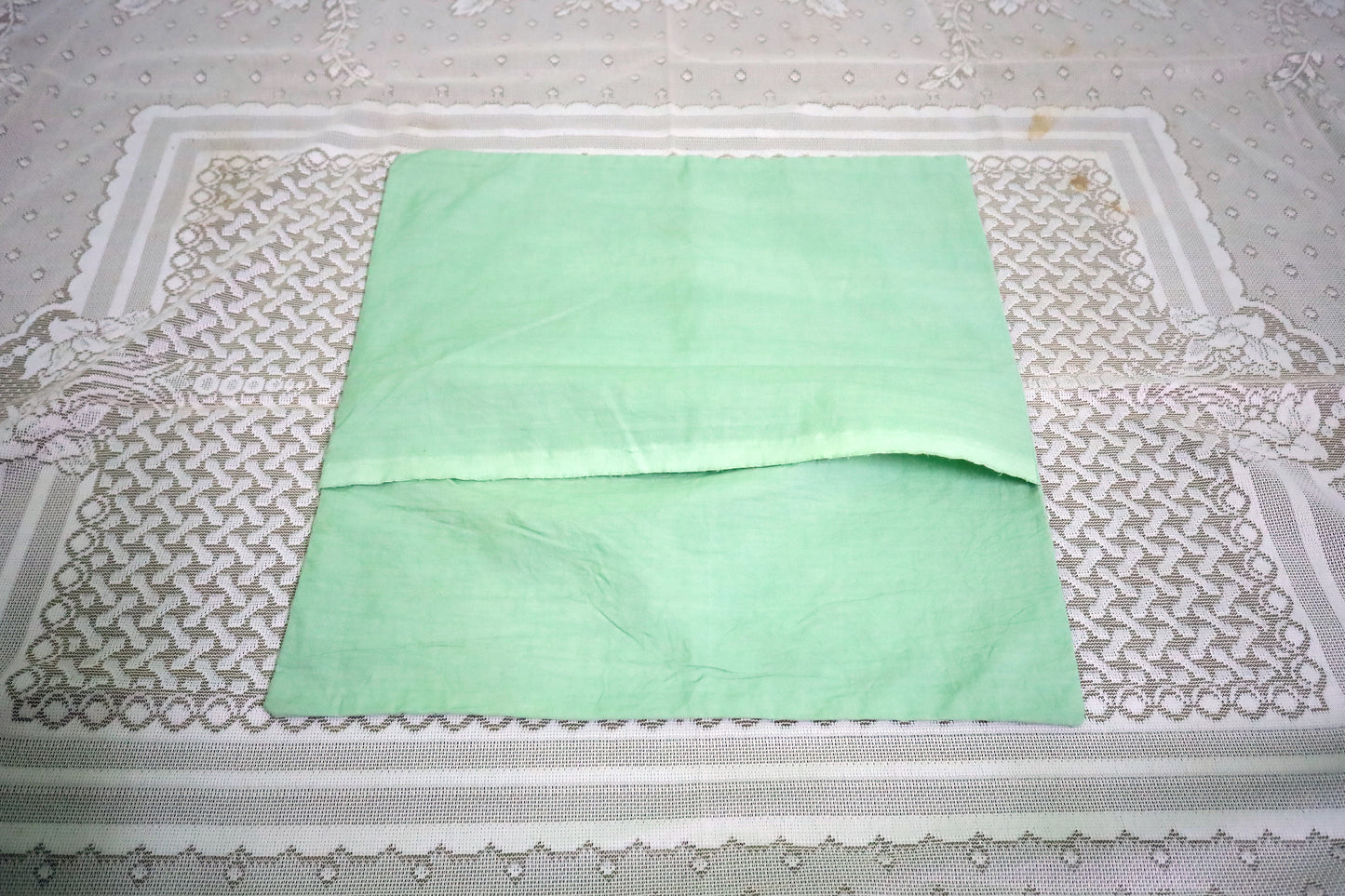 Applique Cutwork Cotton-Organdy Cushion Covers 16x16